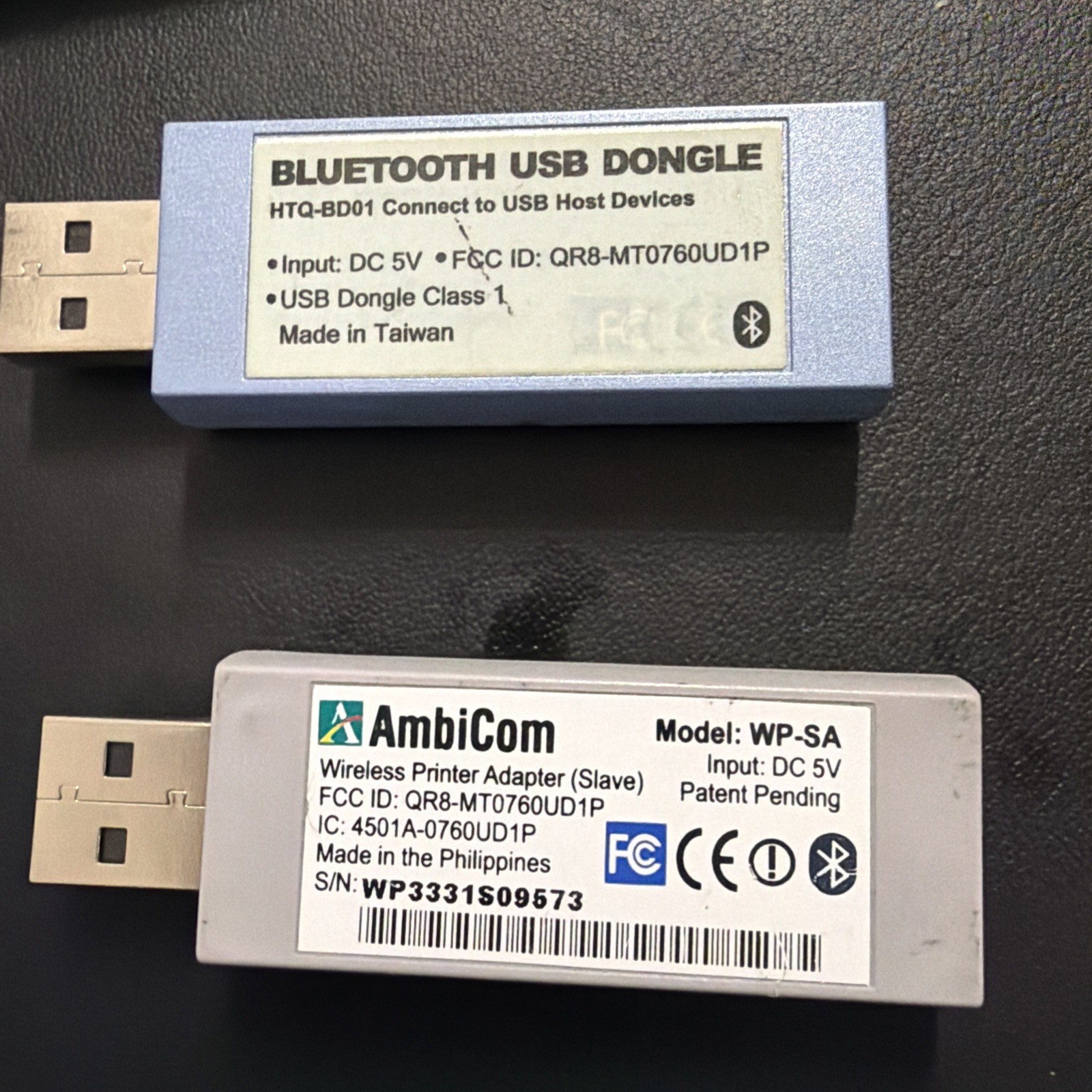 Wireless Printer Dongle & Bluetooth Usb Dongle Model WP-SA & HTQ-BD01