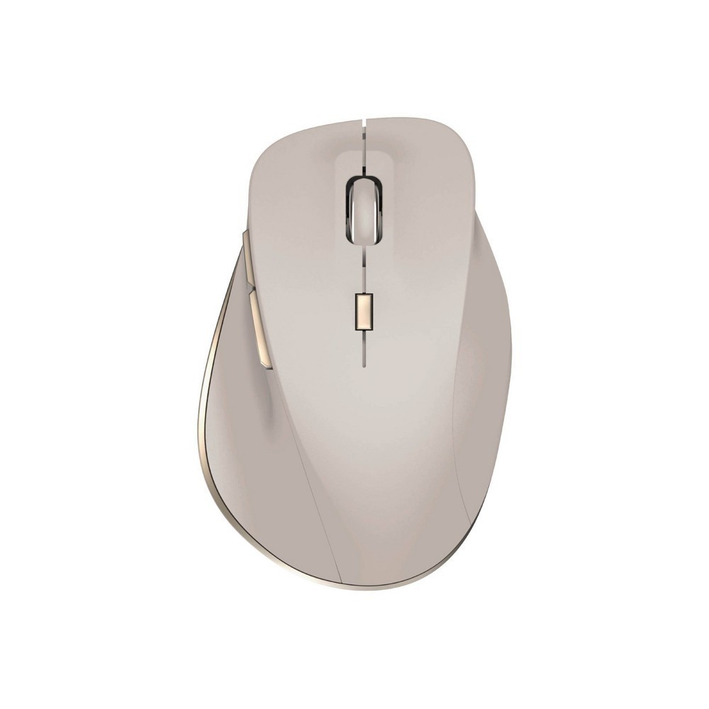 North Wireless Ergonomic 6 Button Mouse - Beige: Business Use.