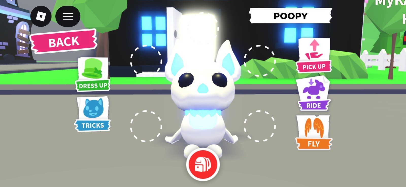 Adopt Me! Neon Albino Bat Ride Fly Game Item Asset send username met in adopt me