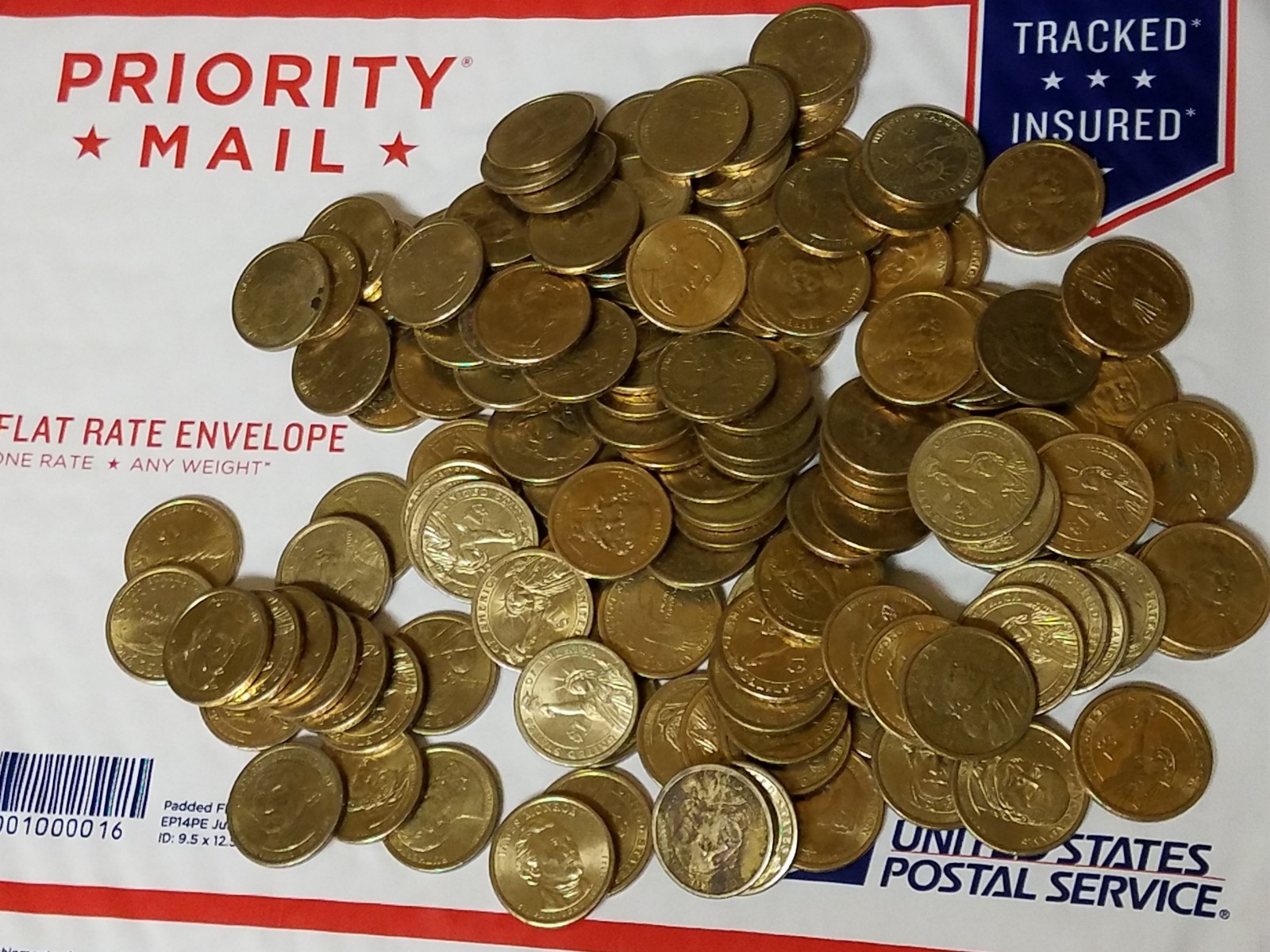 Random lot of $175 in Circulated Dollar Coins. Real & Spendable U.S. Money! Fast