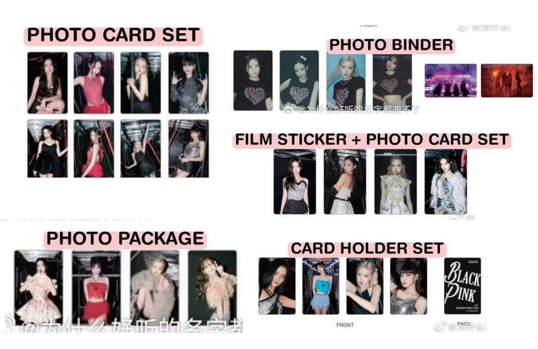 BLACKPINK BORN PINK WORLD TOUR FINALE IN SEOUL BACKSTAGE MD OFFICIAL PHOTOCARD