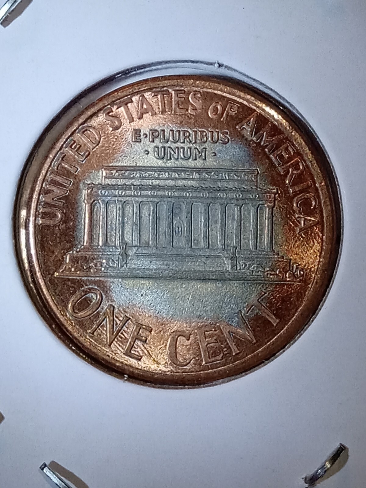 1992 Lincoln Cent W/ Missing Clad Layer Both Sides, Lamination Error & DD Vein!