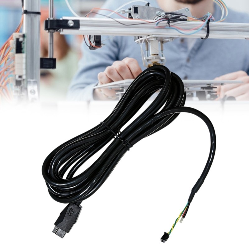 XH2.54-2pin 3D Printer Wiring Cable, 3 Meter CAN Bus Wire for Install Routing