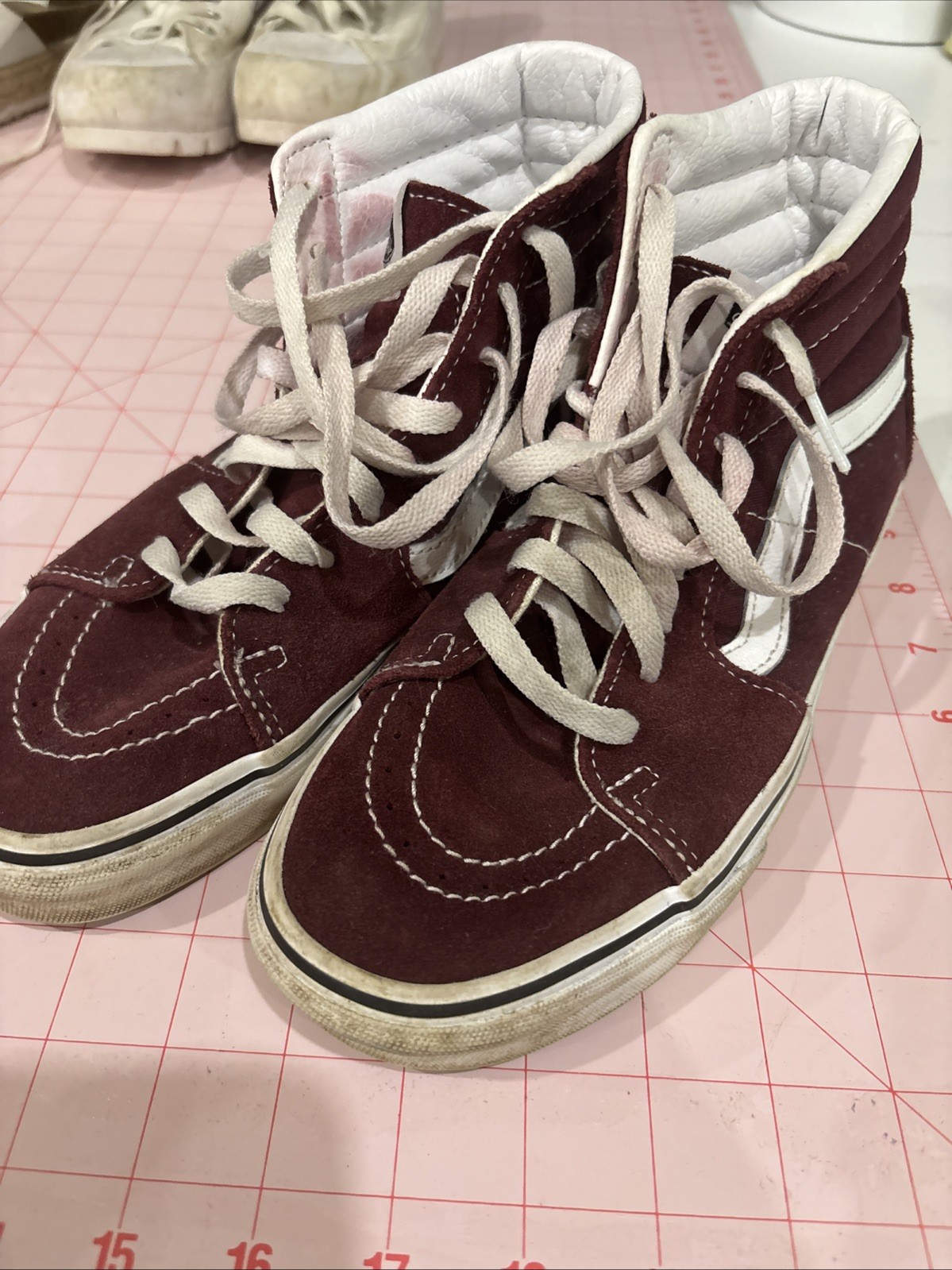 Van’s Skateboard High tops M5.5/W7 Maroon