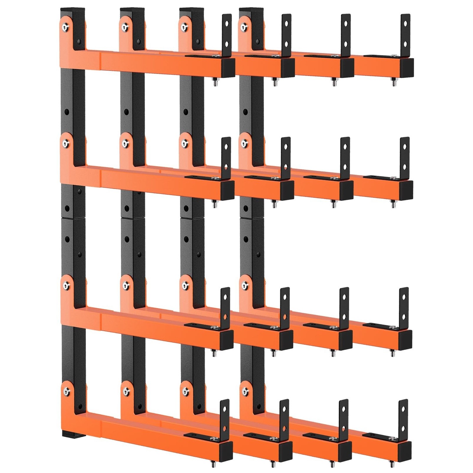32" Lumber Storage Rack, Upgrade Folding Lumber Rack Wall Mount, Heavy Duty A...