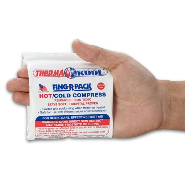 Therma Kool Fing-R-Pack 4" Reusable Hot/Cold Gel Compress Finger Pack