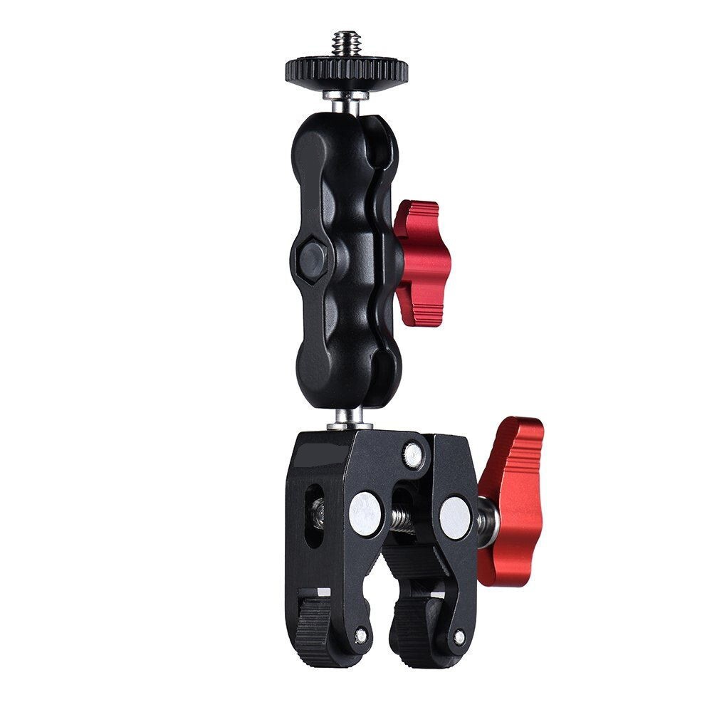 Multi-function Mini Ball Head Mount Clamp Arm with 1/4 Thread