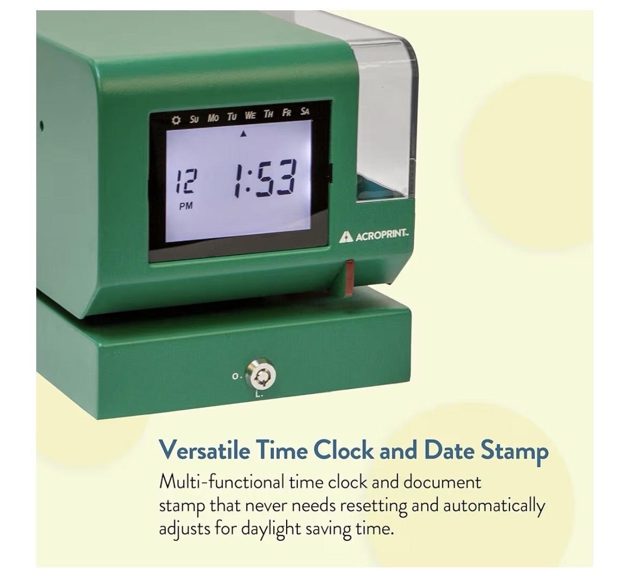 acroprint time recorder