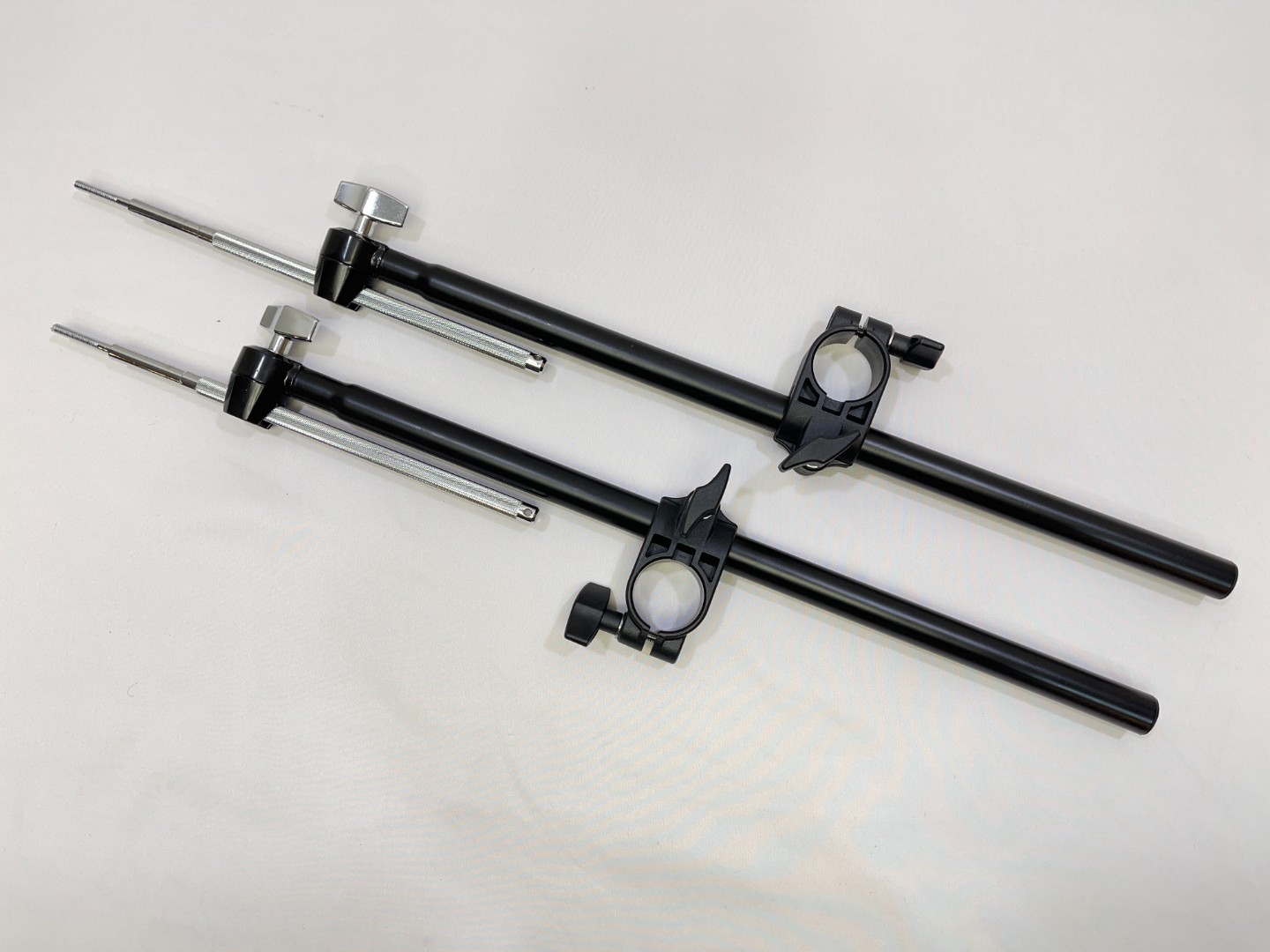 TWO Roland Black Cymbal Straight Arm Mount from MDS-4V Rack for TD 12 20 30 25 9