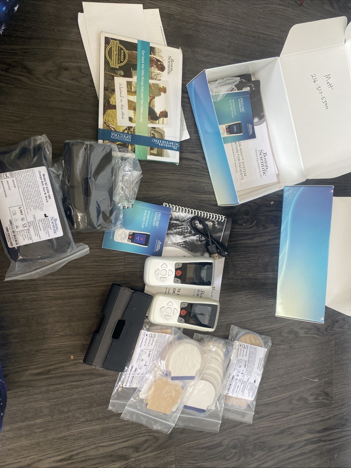 TWO BOSTON SCIENTIFIC Freelink Remote Control Kits Model SC5562-1 With Extras