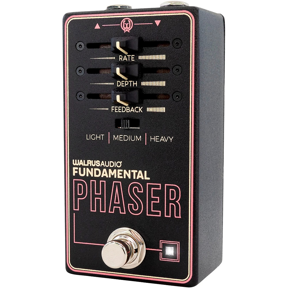 Walrus Audio Fundamental Series: Phaser Effects Pedal Black