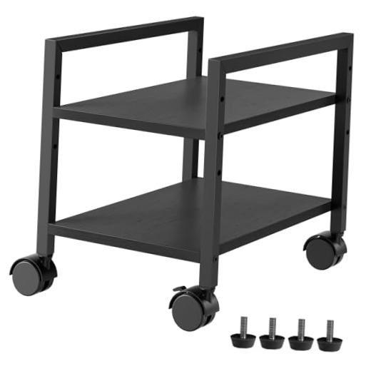PC Stand, 2-Tier PC Tower Stand Fits Most Computer Towers, CPU Holder Black