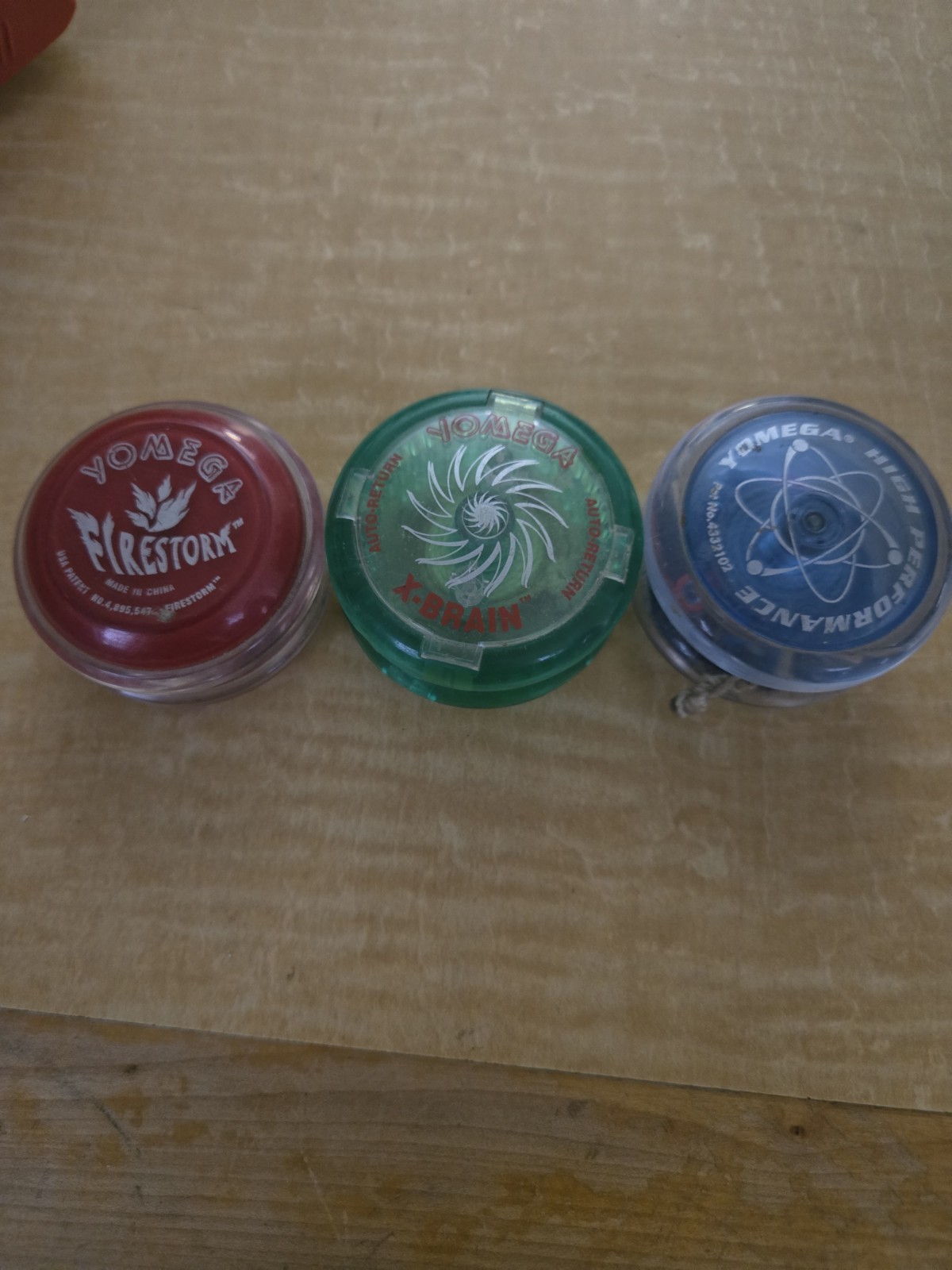 Vintage Yo Yo's X-brain Firestorm 3x