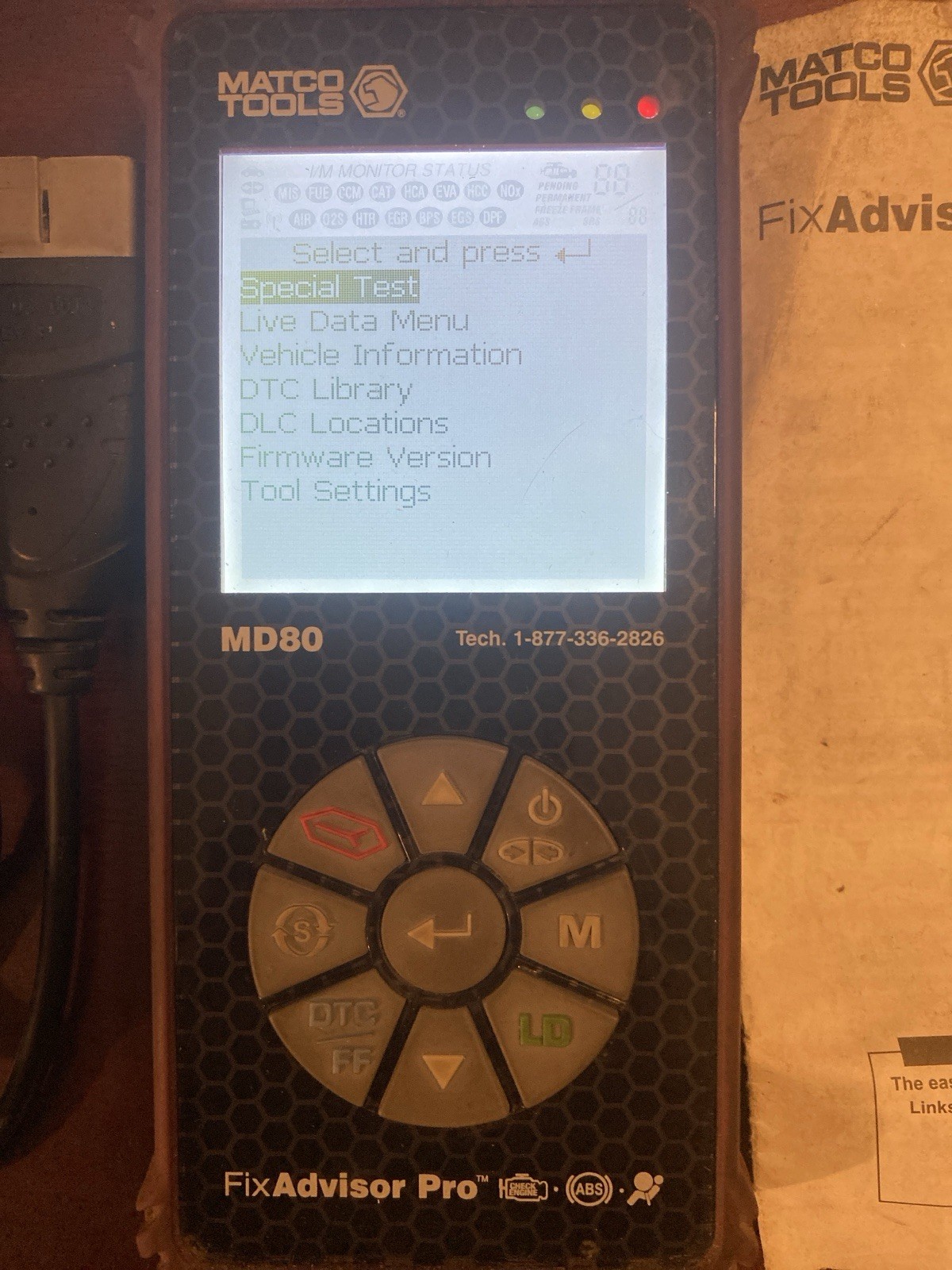 Matco MD80 Obd II Scanner With Fix Assist And Live Data