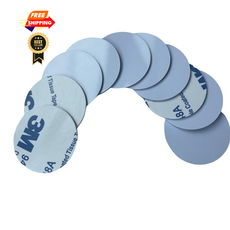 10PCS 25mm 125kHz T5577 Rewritable RFID Coin Tag Diameter, White