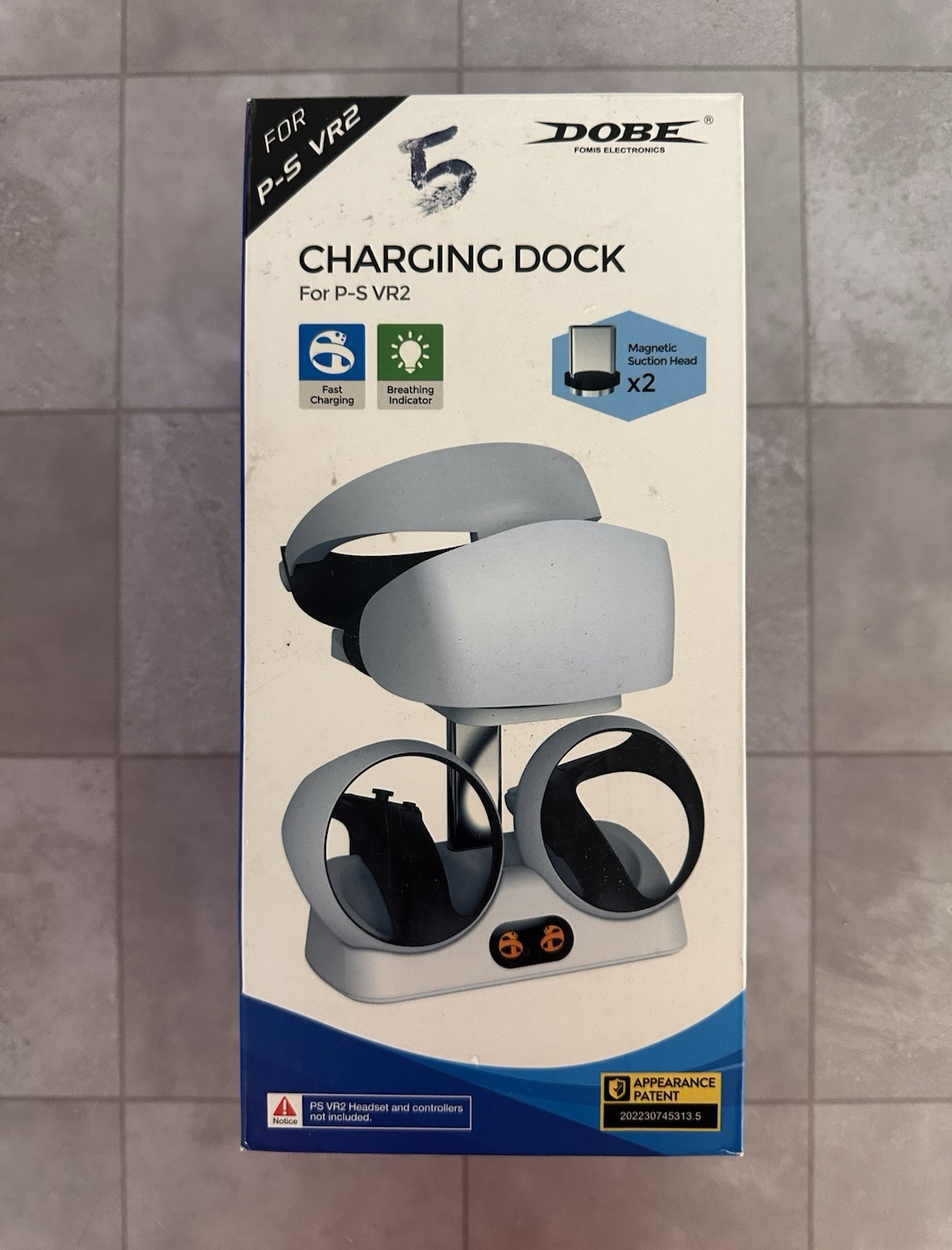 DOBE PS VR2 Charging Dock USB-C Fast Charging Magnetic Suction