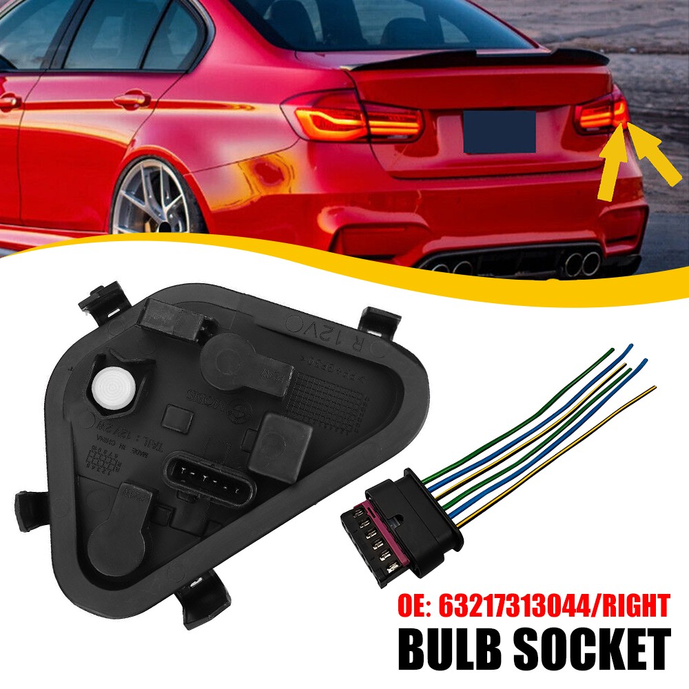 Passenger Rear Bulb Socket Tail Light 63217313044 For BMW F30 320i 328i 335i M3