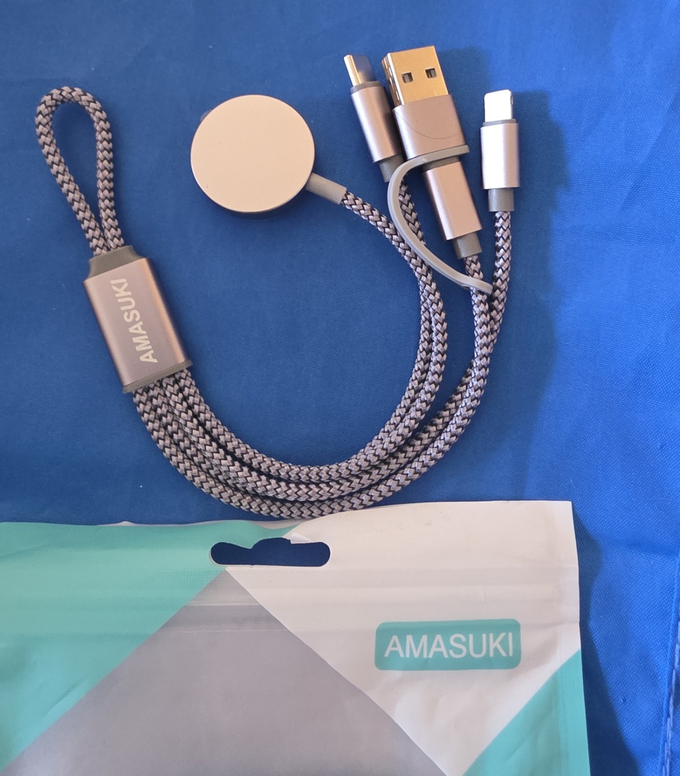 Amasuki Smart Apple Watch 11/12/13 Galaxy S23 charger 3 In 2