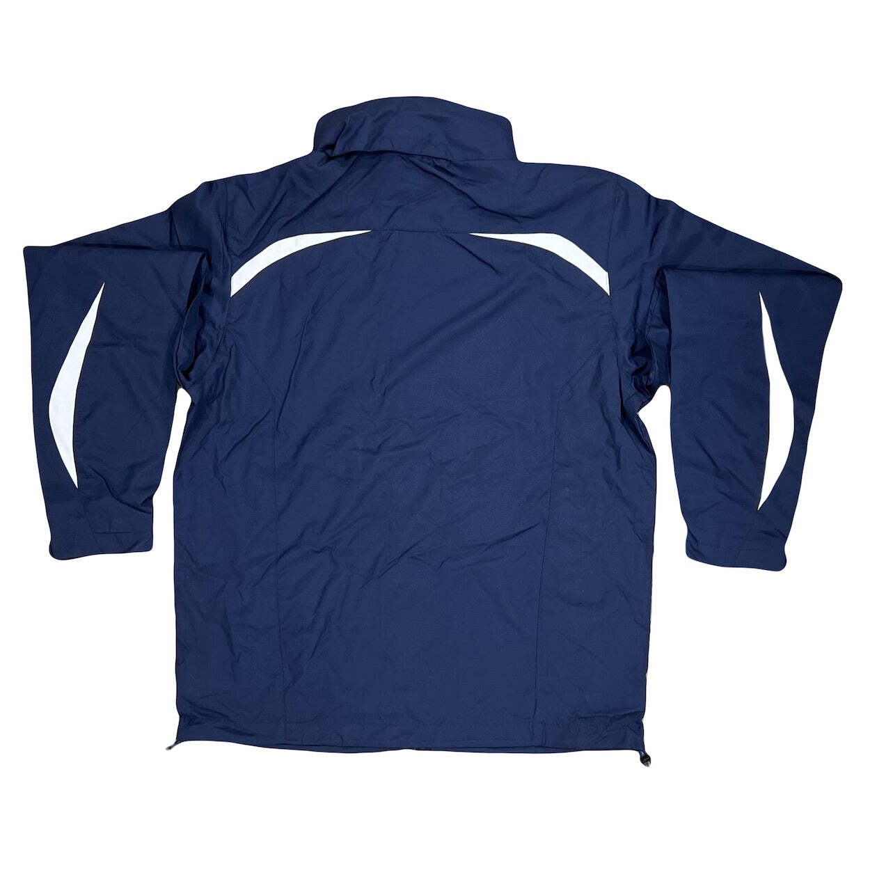 Men's Mesh Lined Windbreaker Roll Up Hood Zipped Pockets US Sizing Small - 3XL