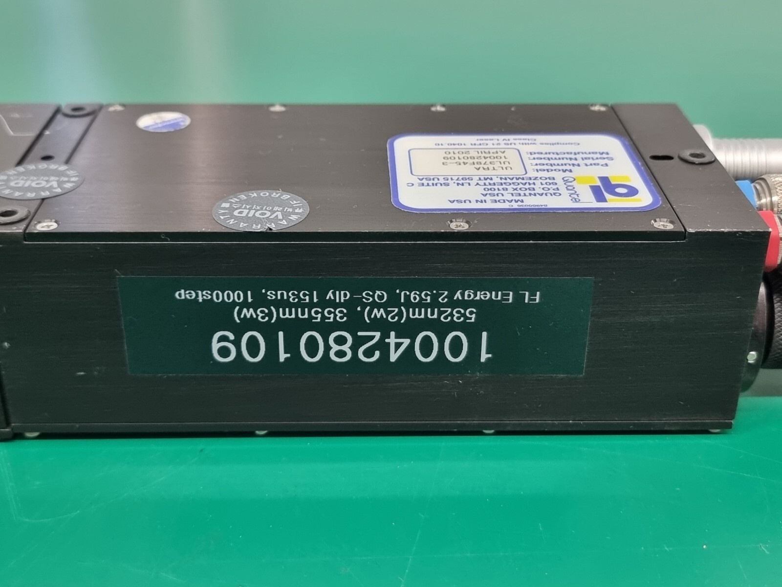 QUANTEL BIG SKY Laser Head 17008300-378 Rev14