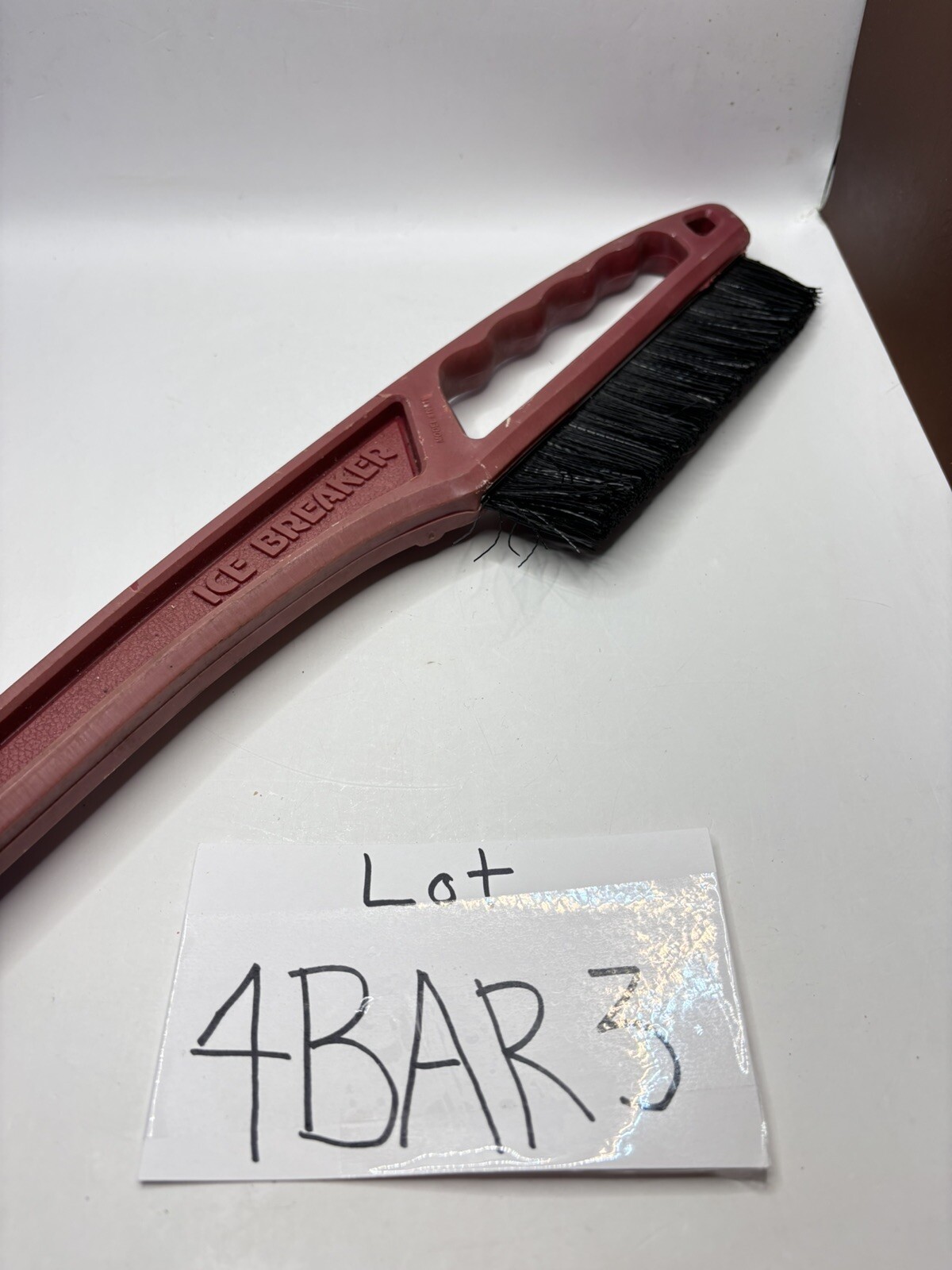 SNOW BRUSH WITH SCRAPER - RED - 20.5" Long Extra Long Window Scraper