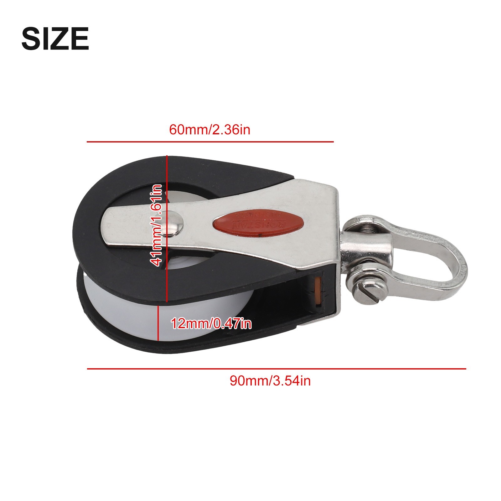 Efficient Single Pulley for 1500Lbs Load Capacity in Sailboat Applications