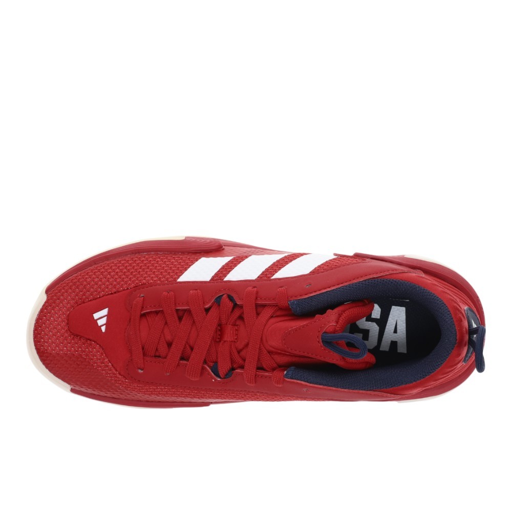 adidas Exhibit Select 2.0 Team Usa Basketball Womens Red Sneakers Athletic Shoe