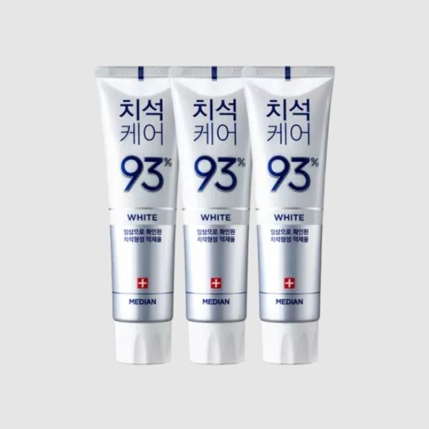 MEDIAN Dental IQ 93% Toothpaste 120g x 3EA Whitening Dental Amore Brand KOREA