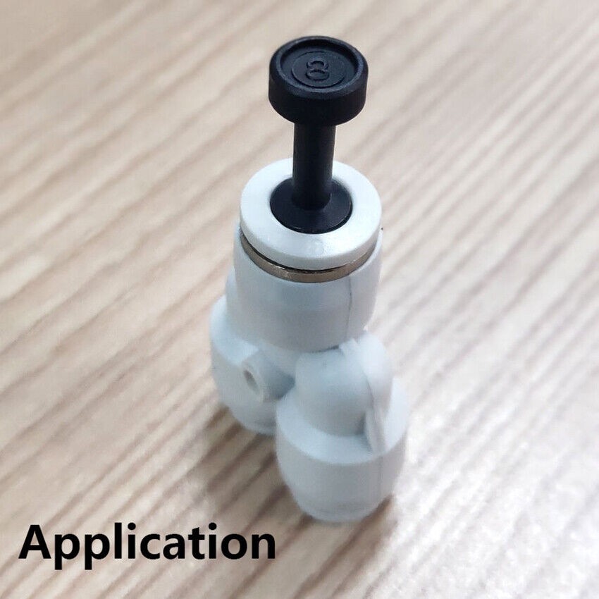 10pcs Plastic Blind Plugs for Pneumatic Connectors, 6mm