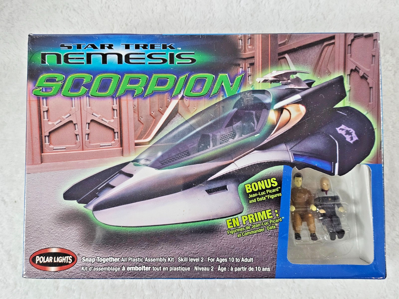 NEW Star Trek Nemesis Scorpion Attack Flyer Model Kit Polar Lights 4203 SEALED