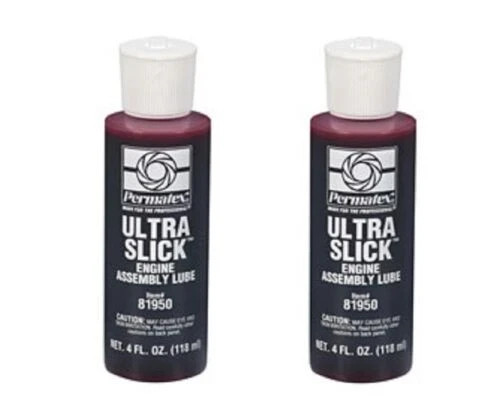 2x PACK!!!!  Ultra Slick Engine Assembly Lube 4oz Bottle Permatex 81950