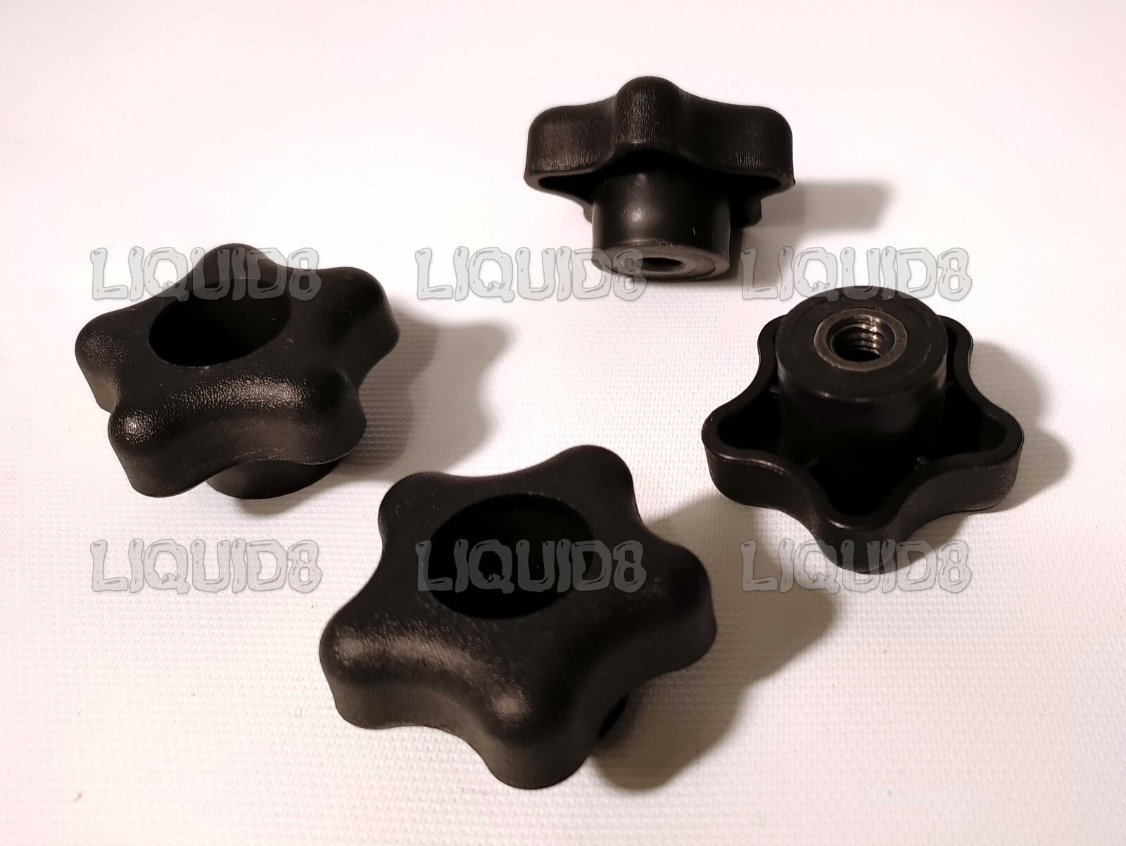 Threaded Knobs 5/16”-18 Female - Steel Threads Clamping Fixture Jig Knobs 4 pack