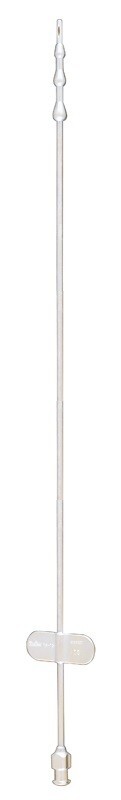 Mixter Irrigating Dilaprobe, 12", Malleable, Luer Lock, Silver Plated, Premium