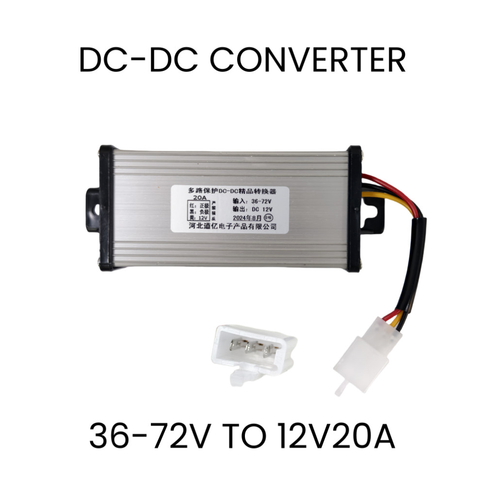 Electric Bicycle DC-DC Converter 36V/48V/72V To 12V 10A/20A Module Power Voltage