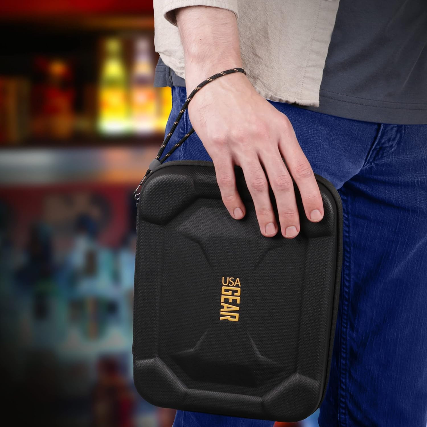 XL Semi Hard Shell Dart Case - Protective Case for 15 Piece Dart Set, Tips, Flig