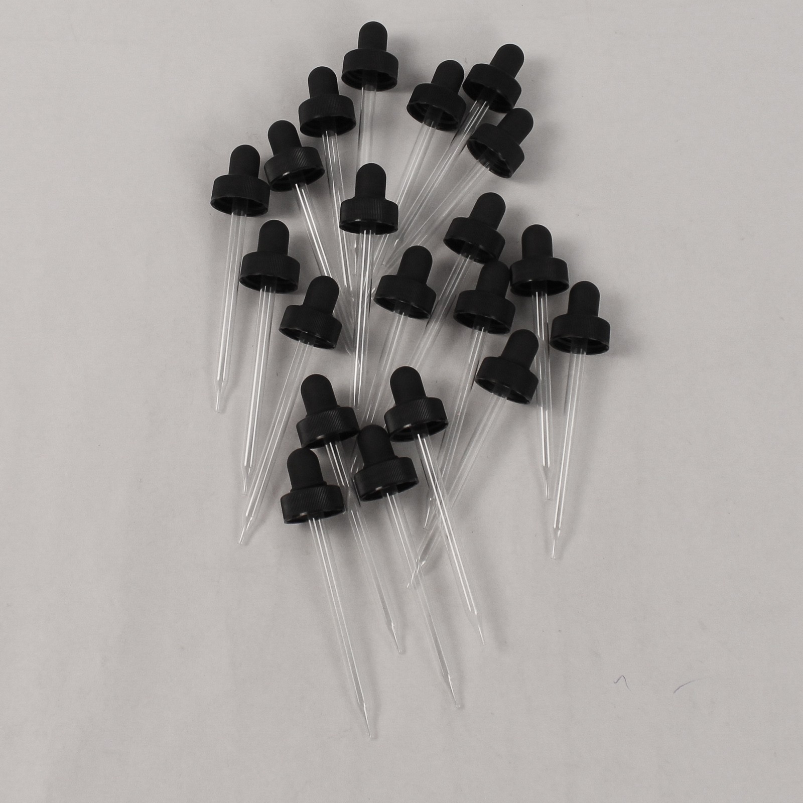 Lot of 20 Glass Pipette Droppers for Glass Bottles Replacements Rubber Bulb