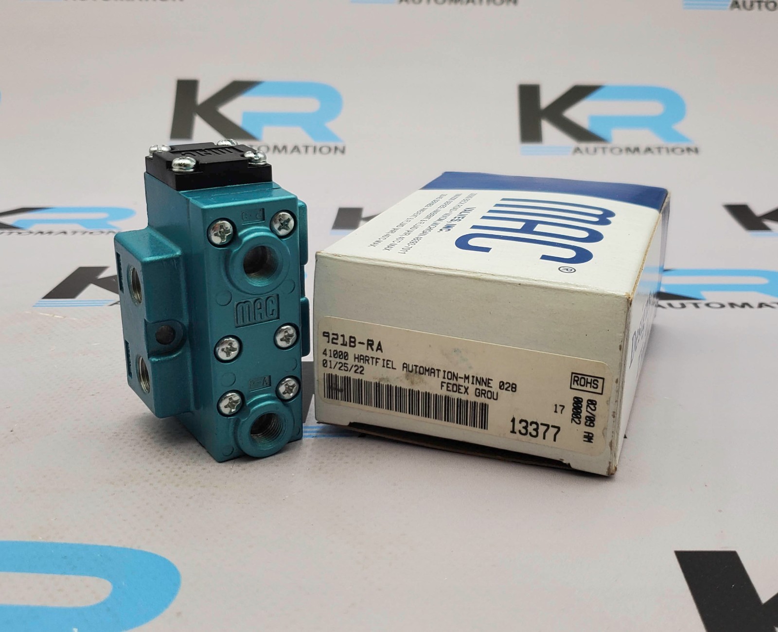 MAC 921B-RA Solenoid Valve 150PSI