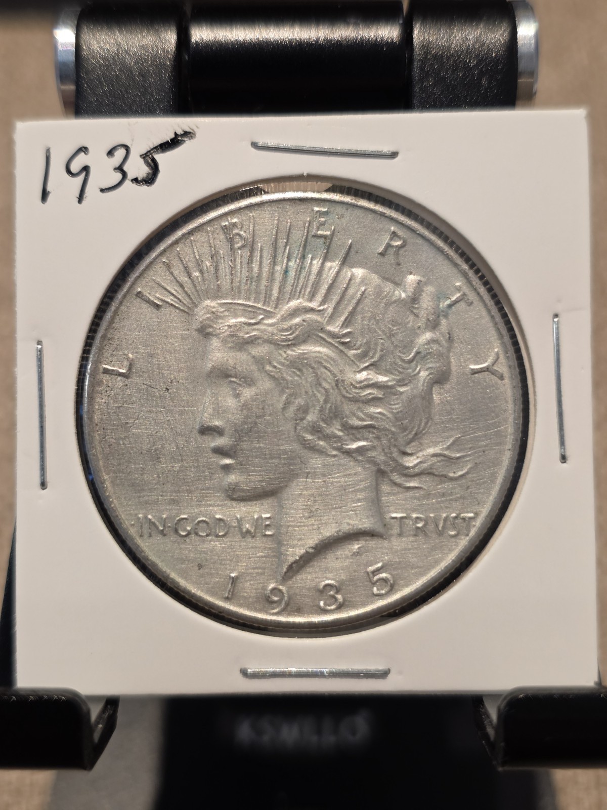 1935-P Peace Dollar- Silver - No Reserve