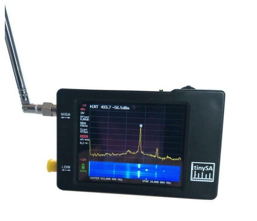 Portable TinySA Spectrum Analyzer Handheld Frequency Analyzer Signal Generator