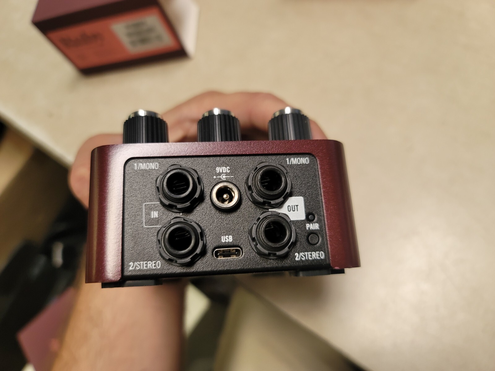 Universal Audio Ruby '63 Top Boost Amplifier Pedal Open Box