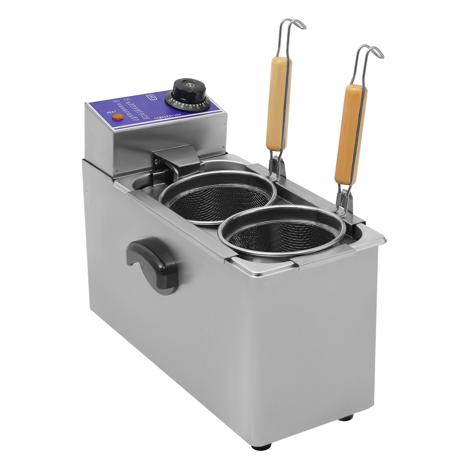 Silver Electric Noodles Cooking Machine Stainless Steel Commercial Pasta Cooker