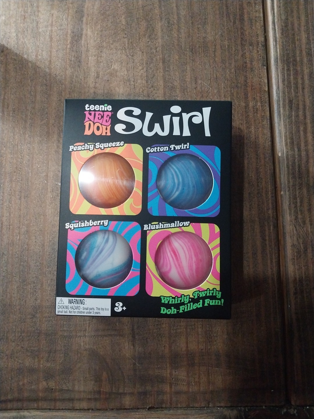 Teenie Nee Doh Swirl 4 Pack Needohs Sealed Brand New In Box