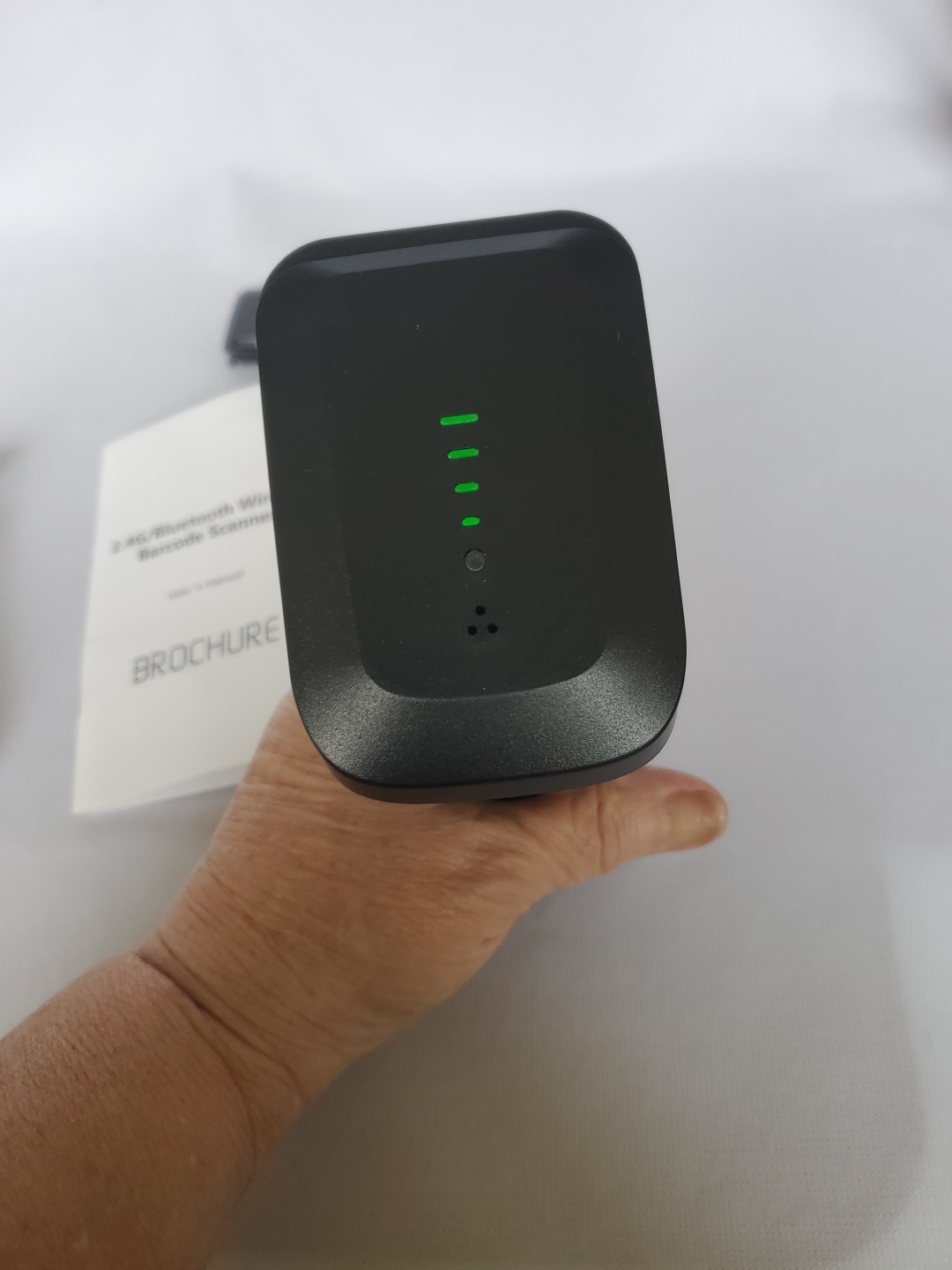BT 2.4G Wireless Barcode Scanner with USB Cable Wifi Dongle User Manual