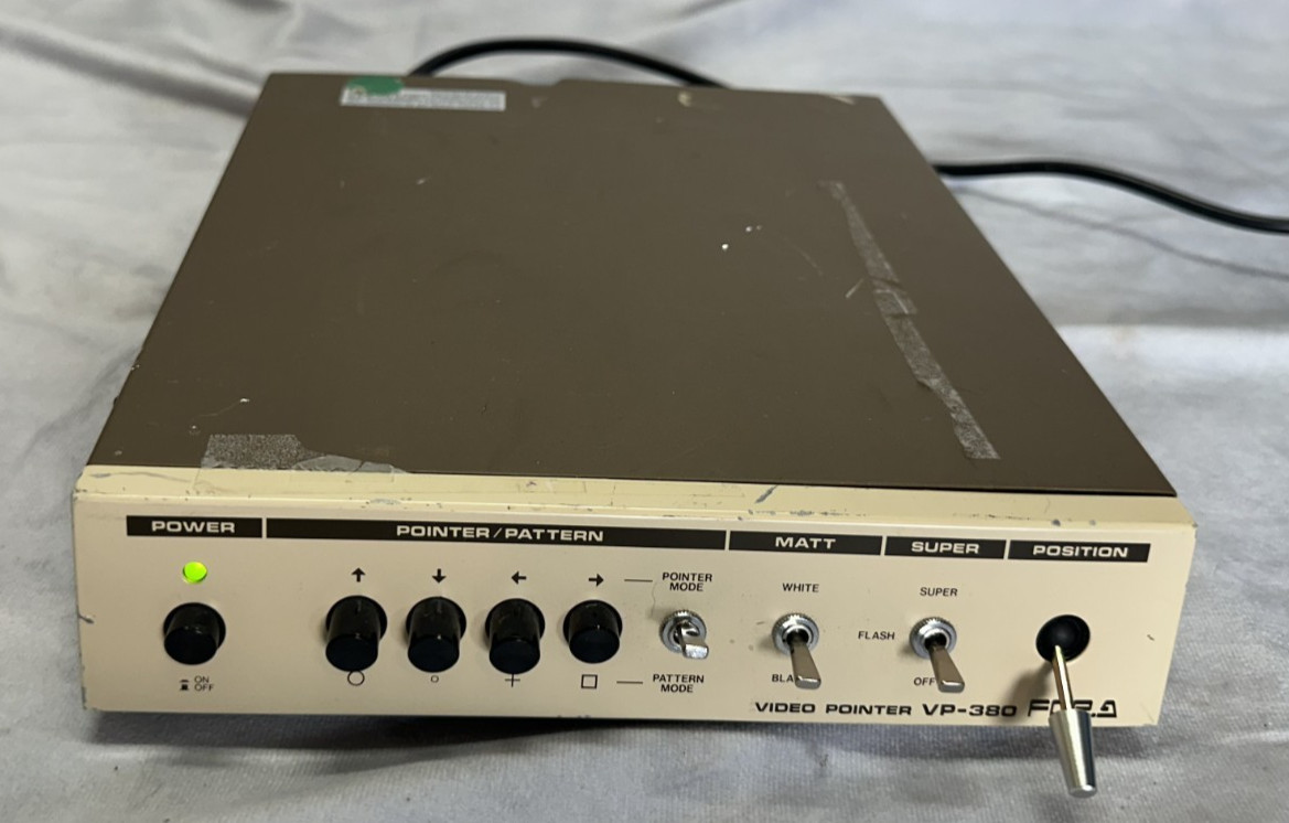 For-A VP-380 Video Pointer Special Effect Generator USED/WORKS (FOR CRTVS)