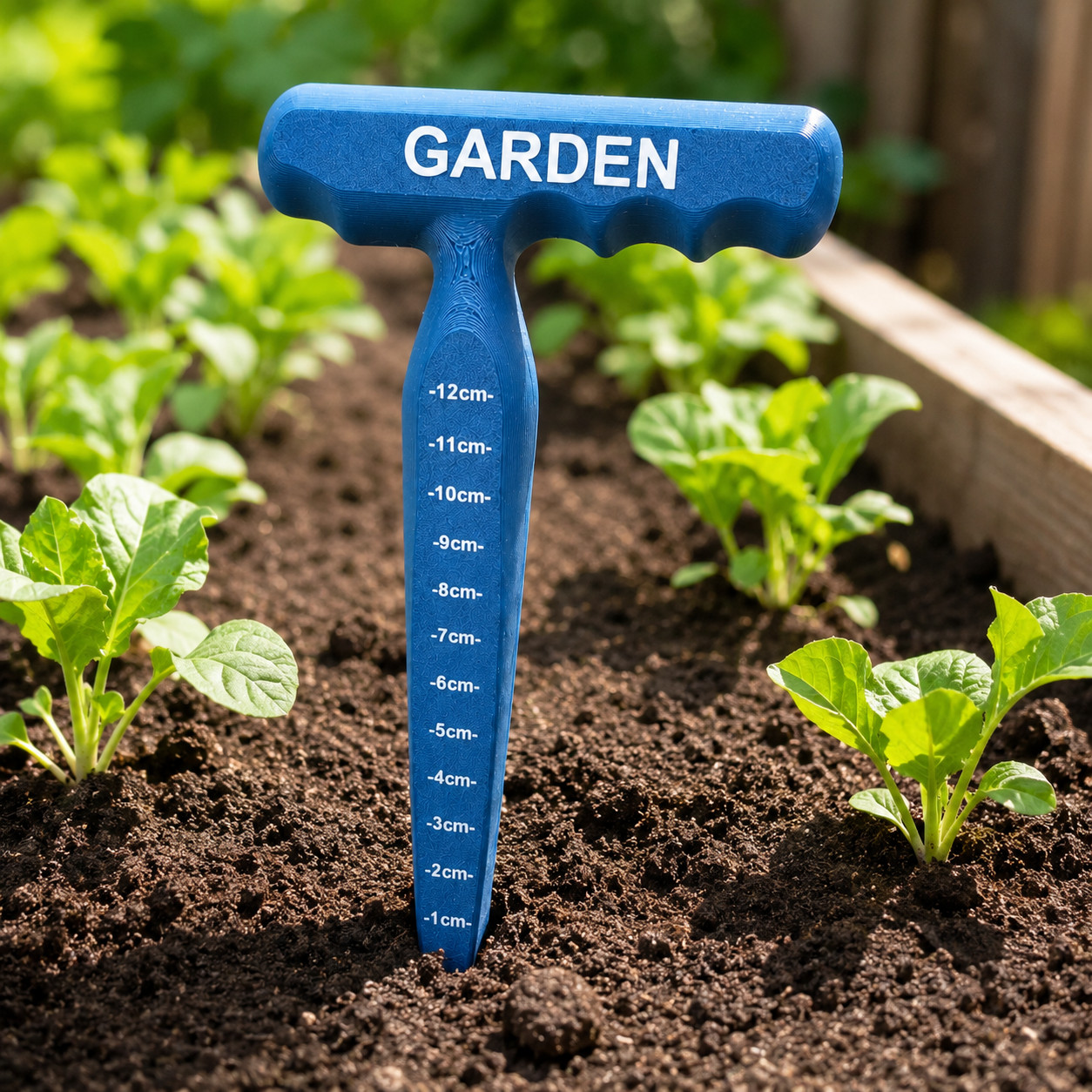 Seed Planter Tool with Depth Markings | Garden Dibber, Seed Sower & P