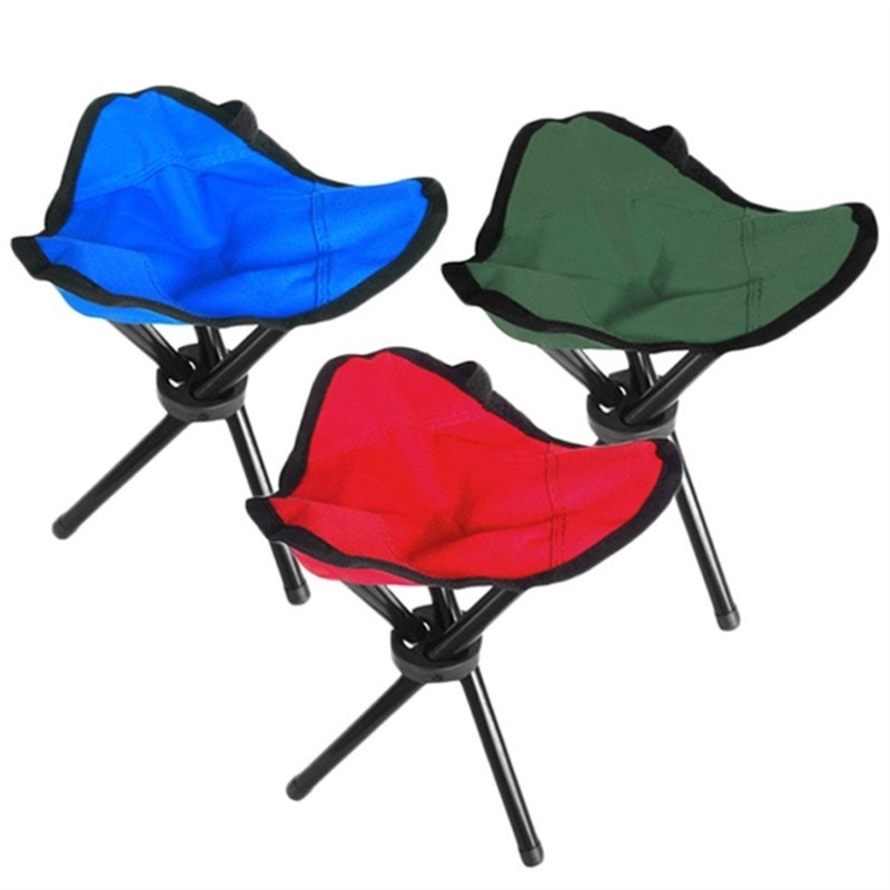 12in Folding Seat Tripod Chair Tripod Stool for Outdoor Hiking Camping Fishing