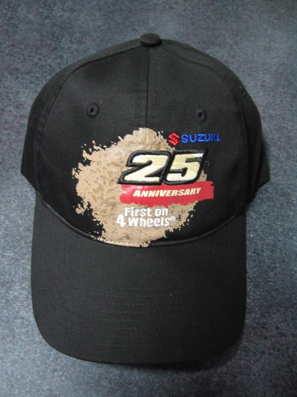 Suzuki 25th Anniversary "First on Four Wheels" Hat