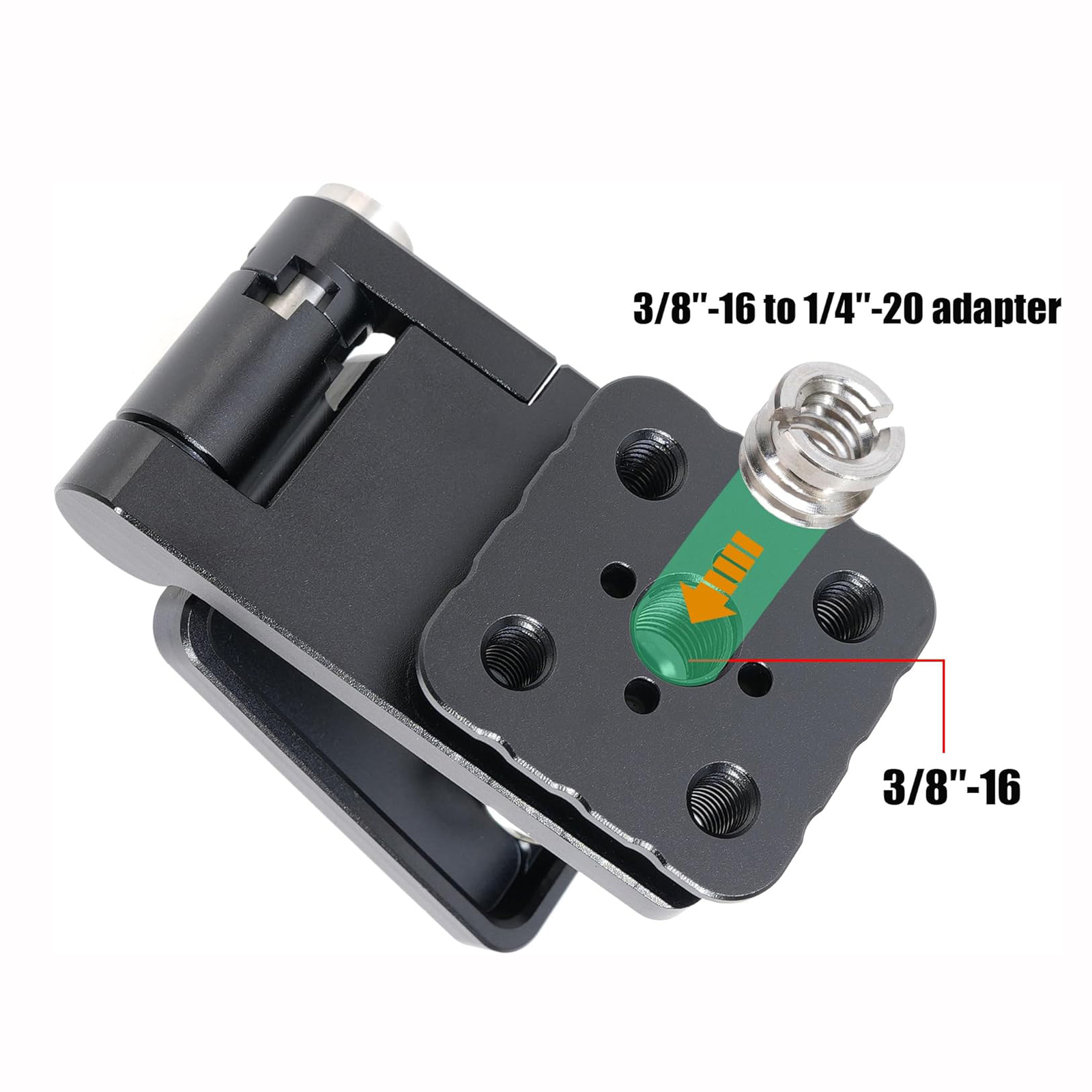 Foldable L-Shaped Quick Release Plate for Camera -Arca-Swiss Vertical/Horizontal