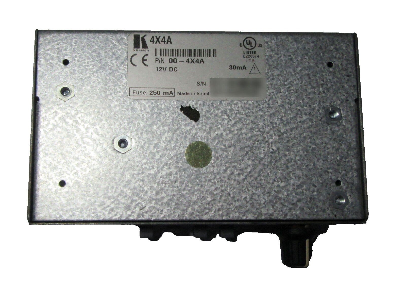 Genuine Kramer 4x4A 4 Inputs Audio Switcher / Distribution Amplifier
