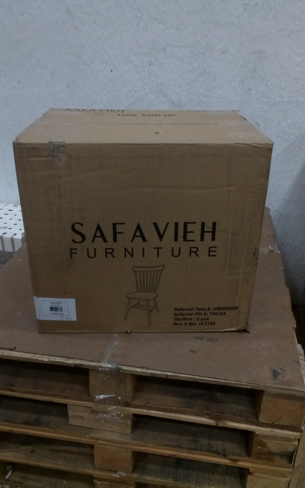 Safavieh PARKER SPINDEL SIDE CHAIR, Reduced Price 2172726062 AMH8500B